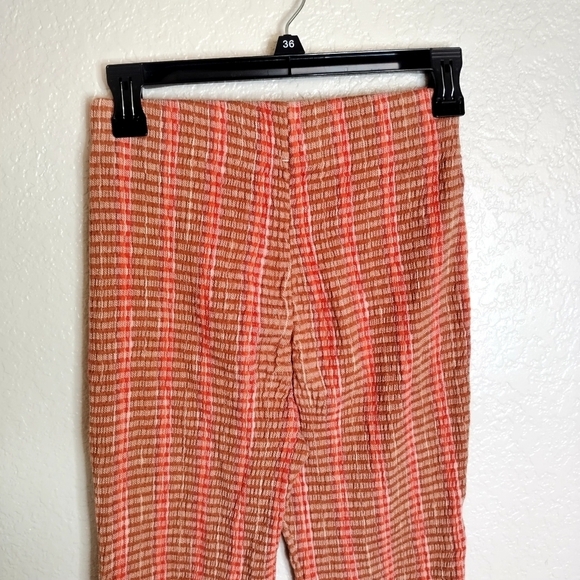 Free People Fine Line Flare Stripe Pull on pants Hippie Boho Gypsy Style sz Xs - Picture 5 of 8